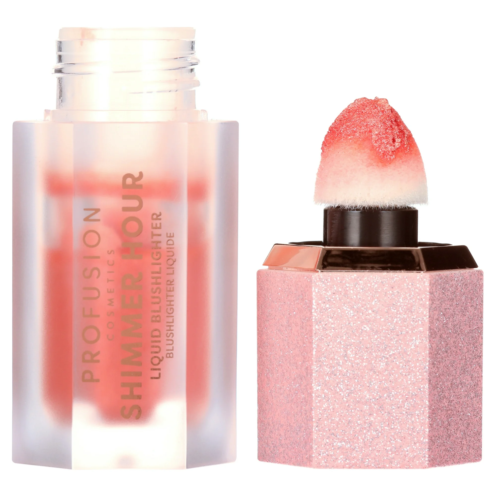Profusion Cosmetics Blush Hour Shimmer Liquid Blush - Strawberry Mimosa - Image 4