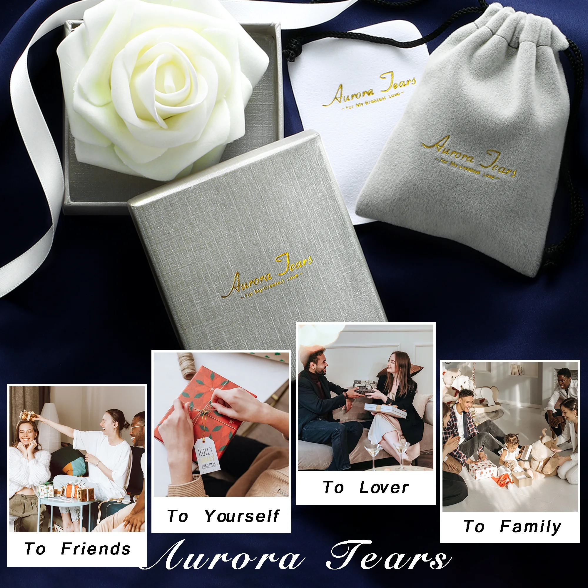 Juwaliy August Birthstone Ring Peridot 925 Sterling Silver Double Hearts Rings Green Zirconia Women Jewelry Birthday Mother's Day Gifts - Image 3