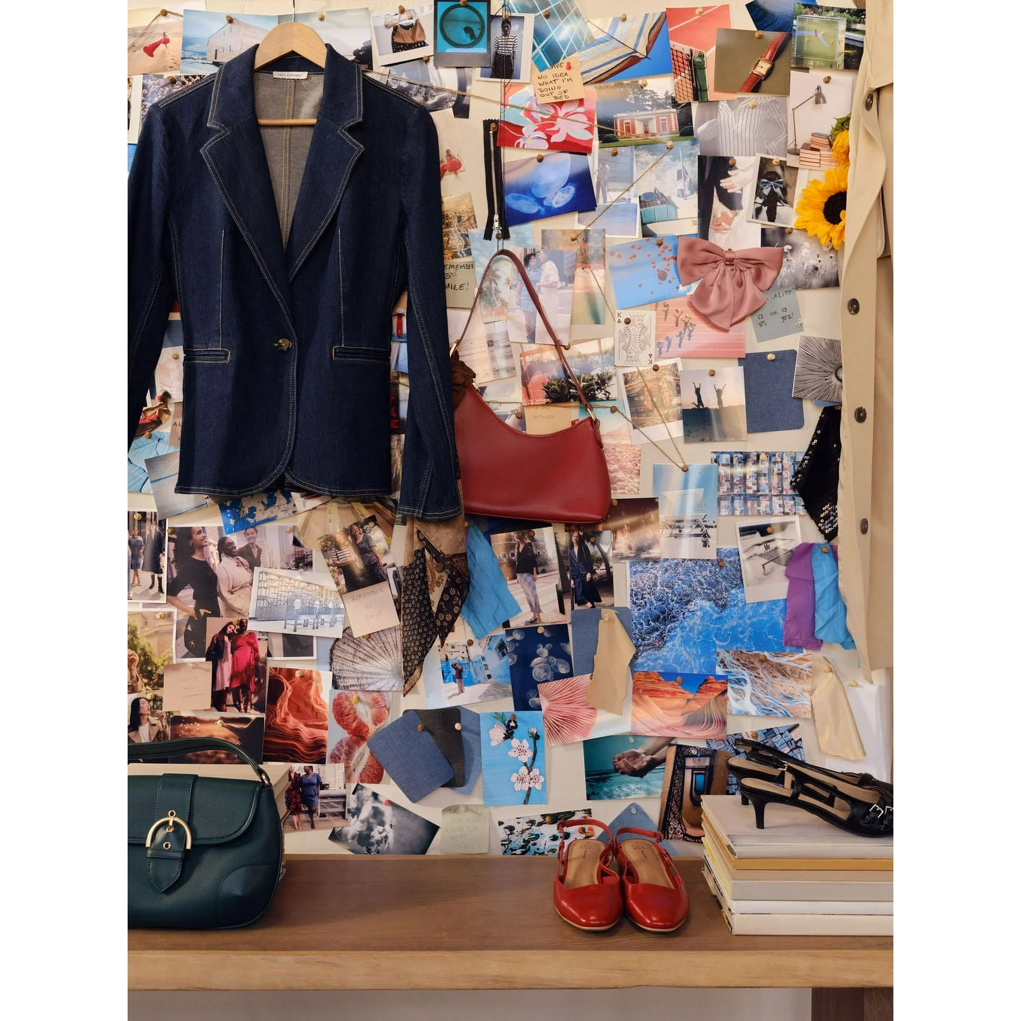 Time and Tru Women's Faux Leather Block Heel Slingbacks - Image 15