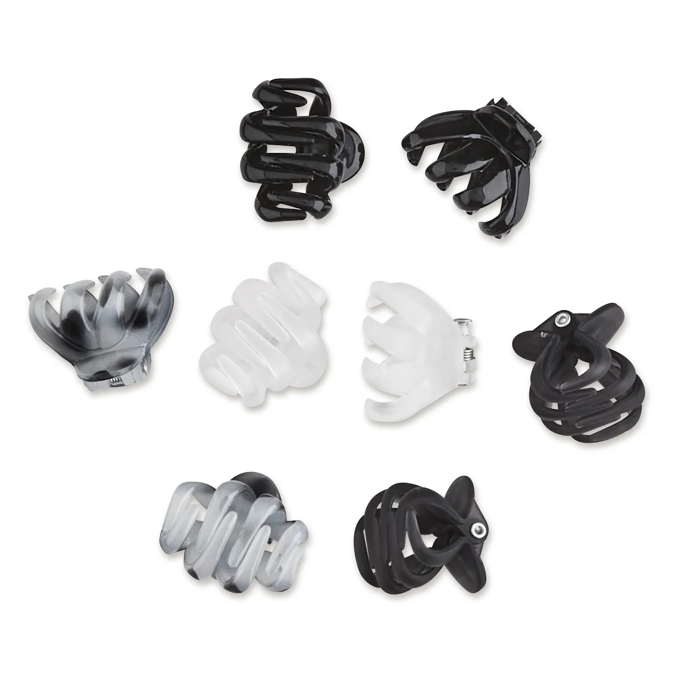 Scunci Mini Octopus Claw Clip, Multicolor, 8 Count - Image 3