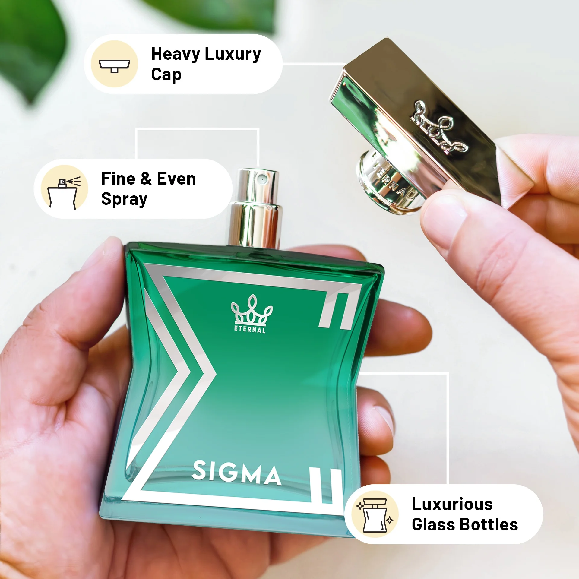 Eternal Sigma - Inspired by Designer Exotic Coconut Cologne - 3.4 oz (100ml) - EDP - Long-lasting - Vegan - Clean Ingredients - Cologne Spray for Men - 2000 sprays per bottle - Image 4