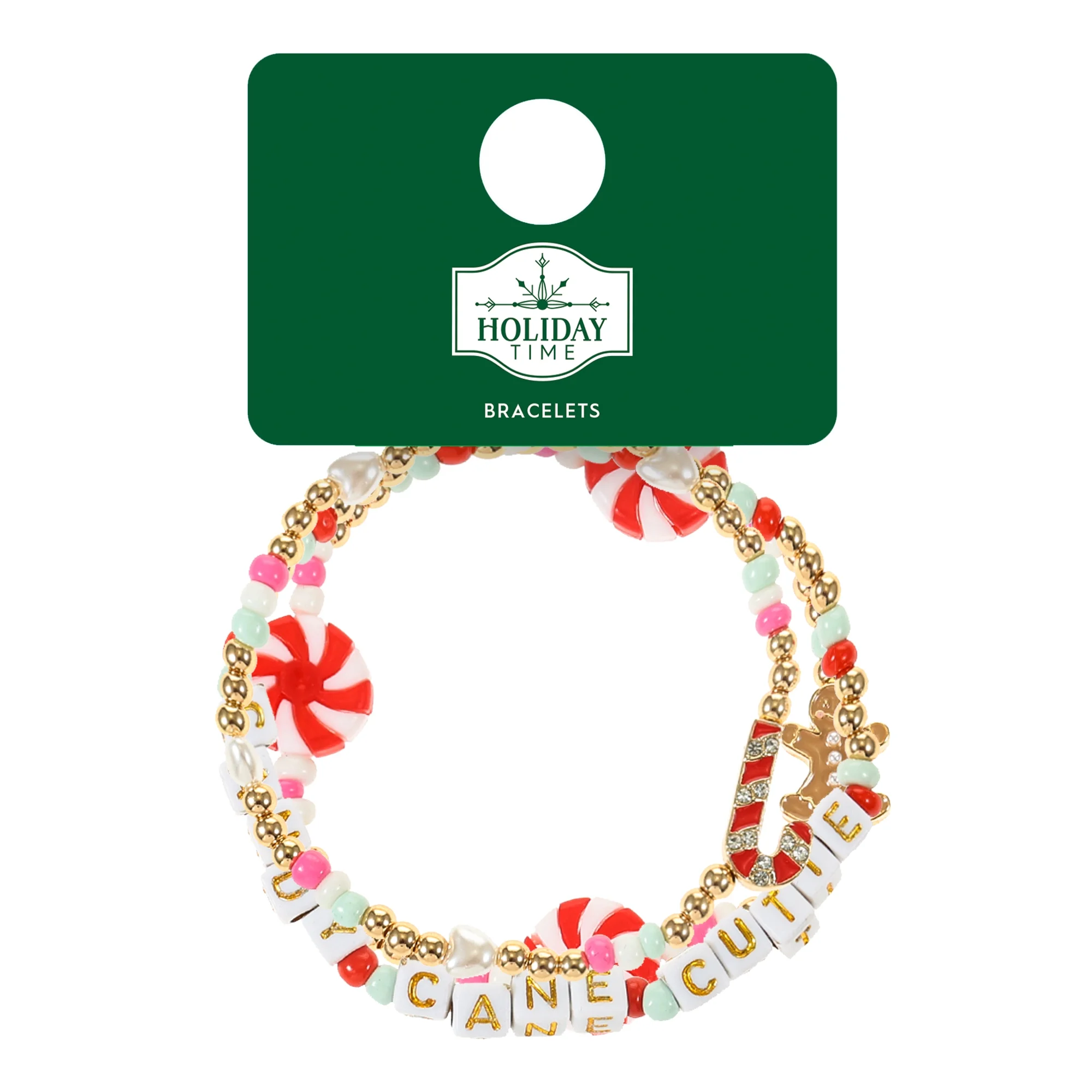 Holiday Time Stretch Bracelets, 3 Pieces - Image 4