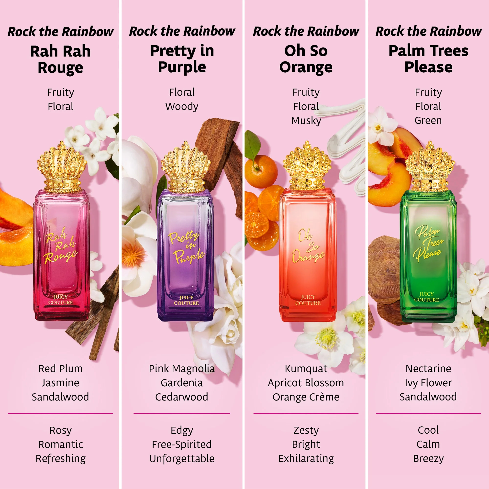 Juicy Couture Rock The Rainbow Pretty in Purple Eau De Toilette Spray, Perfume for Women, 2.5 fl oz - Image 8