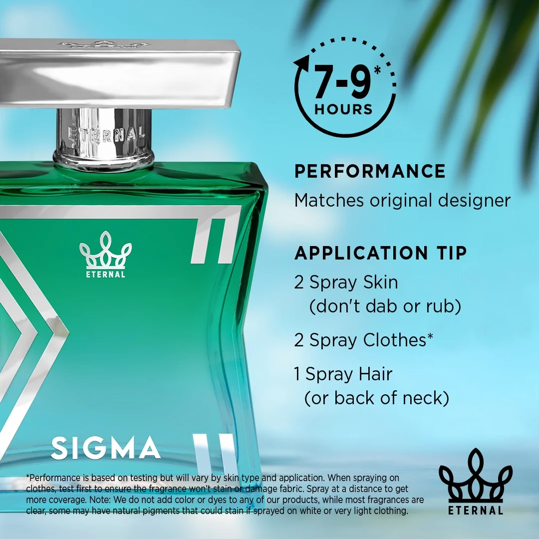 Eternal Sigma - Inspired by Designer Exotic Coconut Cologne - 3.4 oz (100ml) - EDP - Long-lasting - Vegan - Clean Ingredients - Cologne Spray for Men - 2000 sprays per bottle - Image 2