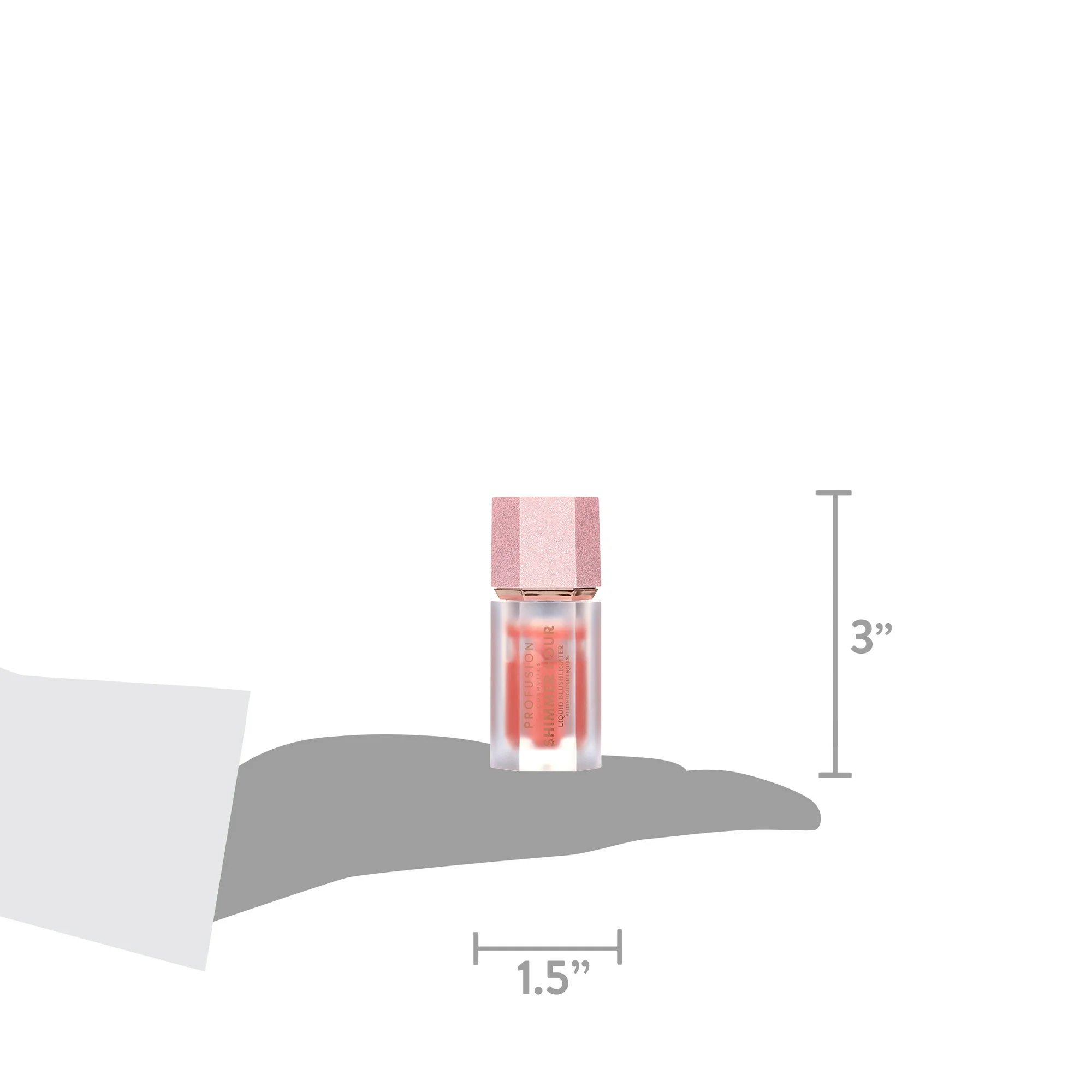 Profusion Cosmetics Blush Hour Shimmer Liquid Blush - Strawberry Mimosa - Image 2